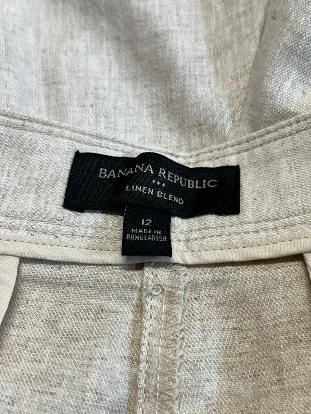 EUC Banana Republic Linen Blend Pleated Pants | Size 12